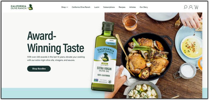 California olive ranch home page