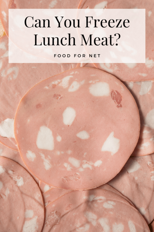 Can You Freeze Lunch Meat? Food For Net