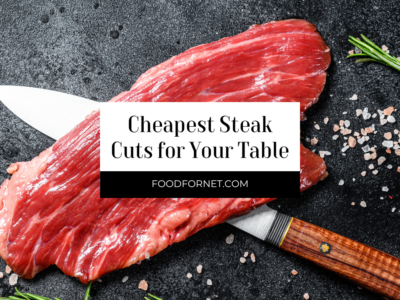 A slice of flank steak, looking at some of the cheapest steak cuts