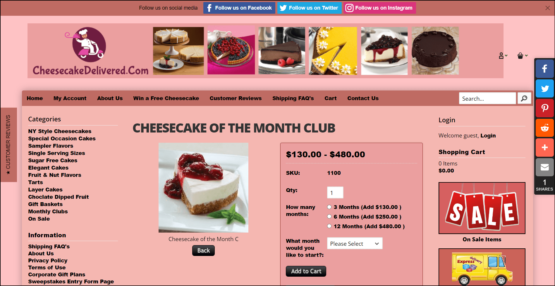 13 Cheesecake Of The Month Clubs (My Personal Favorite!) Food For Net