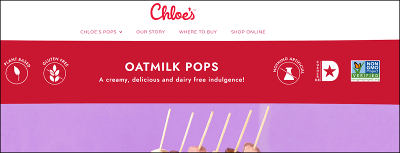 Chloe’s Oatmilk Pops