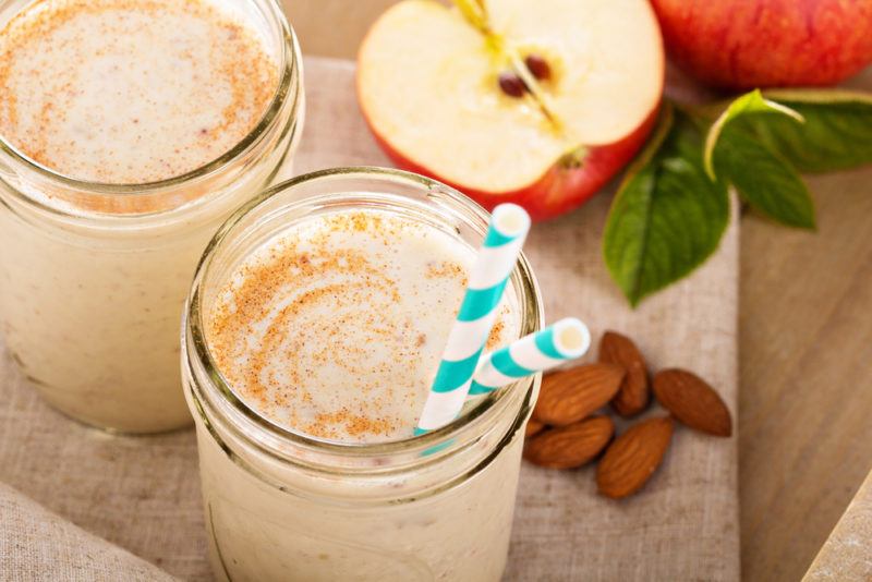 A smoothie that includes cinnamon