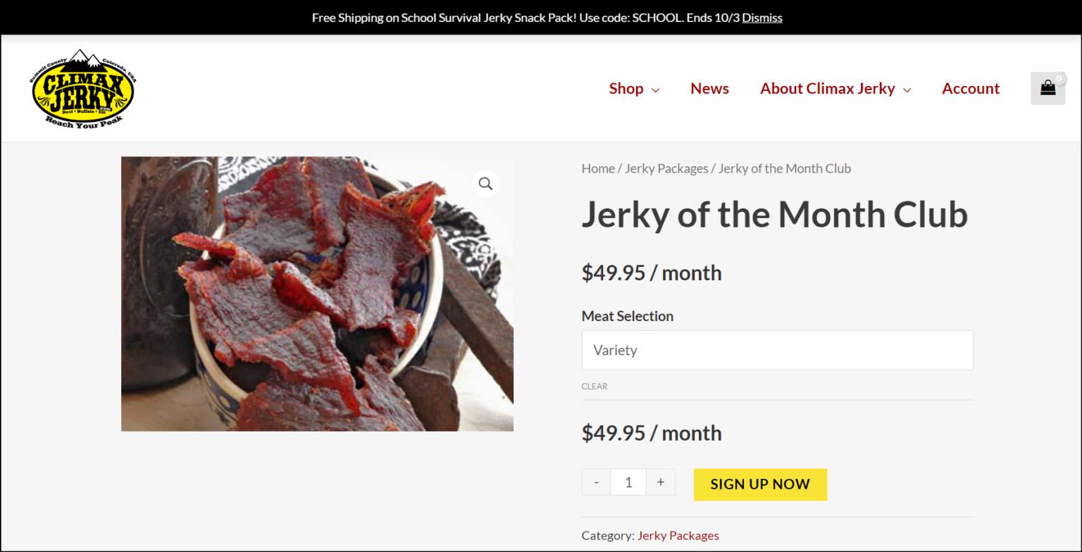 22 Savory Jerky of the Month Clubs + Jerky Crate Food For Net