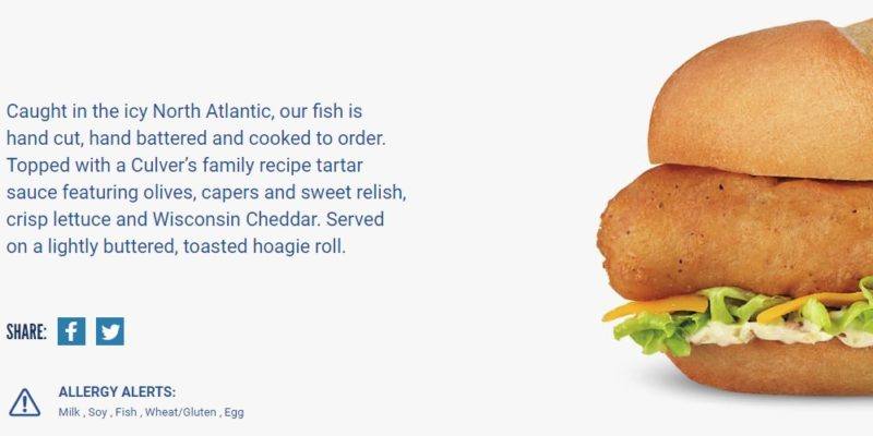 culver's cod sandwich 