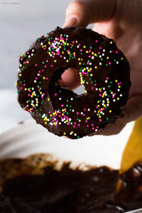 Double Chocolate Donuts