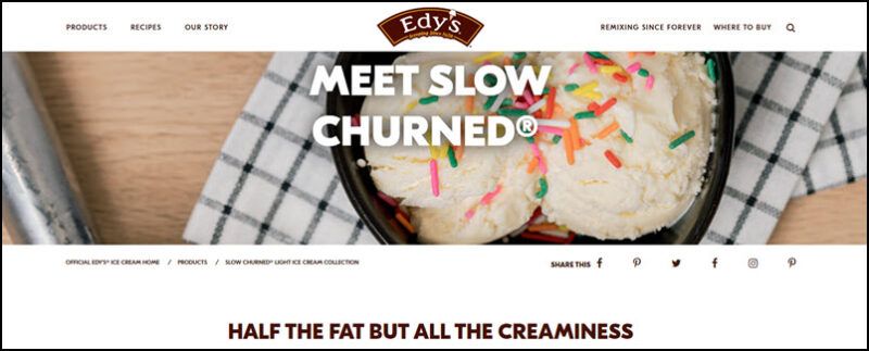 Edy's Slow Churned Ice Cream