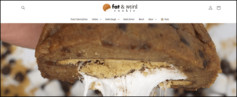 Fat & Weird website screenshot