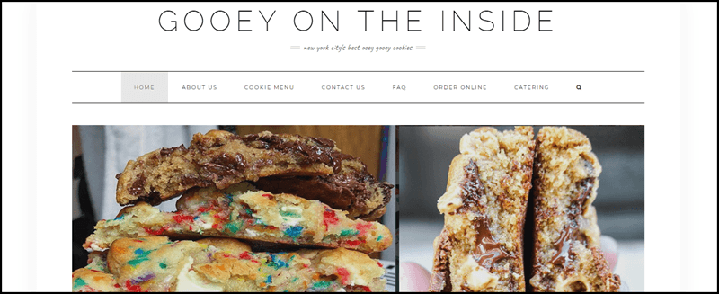 Gooey On The Inside website screenshot