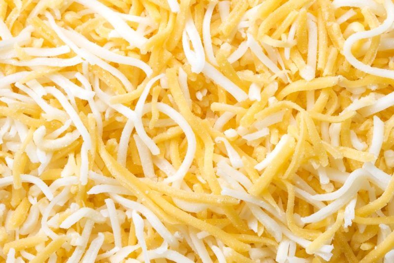 Grated Monterey Jack cheese