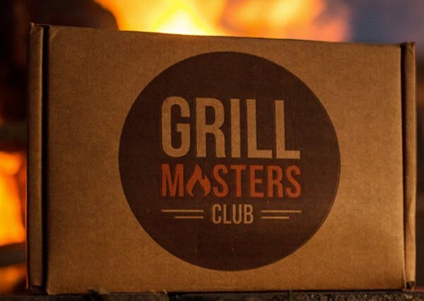 A brown box with Grill Masters Club written on it