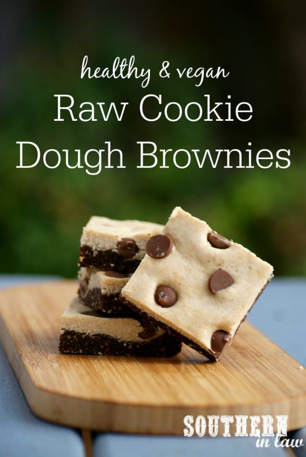 Raw Cookie Dough Brownies