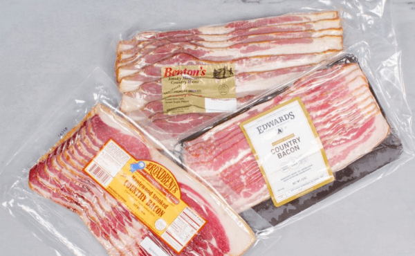 A selection of 3 packets of bacon