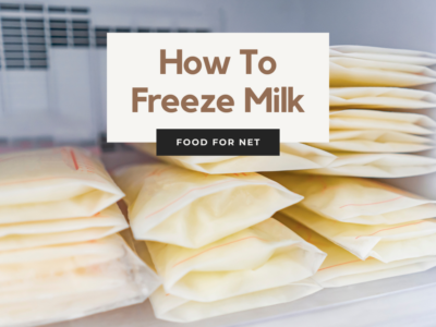 A collection of bags of frozen milk, looking at how to freeze milk
