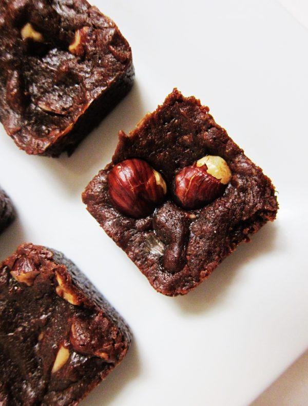 Mini Hazelnut Brownies