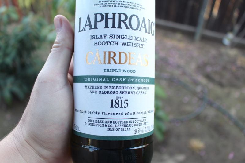 laphroaig triple wood bottle