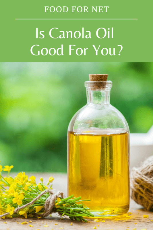 Is Canola Oil Good For You? Food For Net