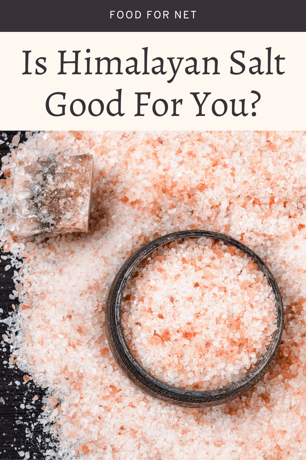 Is Himalayan Salt Good For You? A pile of Himalayan salt on a table, with a bowl of the salt in the middle