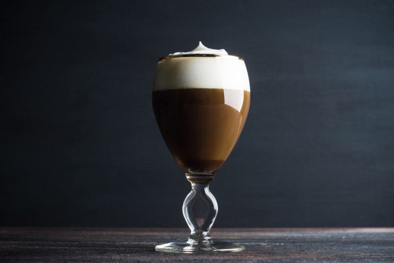 A Kentucky coffee in a glass