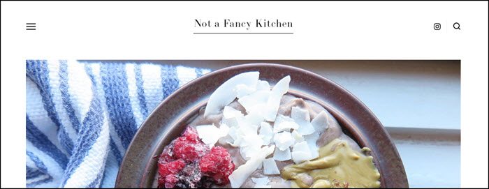 Keto Açaí Bowl | Food For Net Website screenshot from Not a Fancy Kitchen