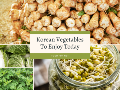 Four types of Korean vegetables, including mung bean sprouts and that are delicious and not always easy to find in the United States