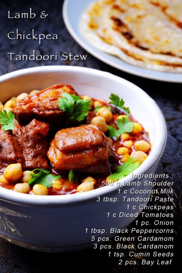 Slow Cooker Lamb and Chickpea Tandoori Stew Food For Net