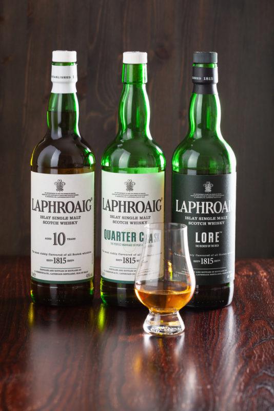 Laphroaig Lore in whisky snifter