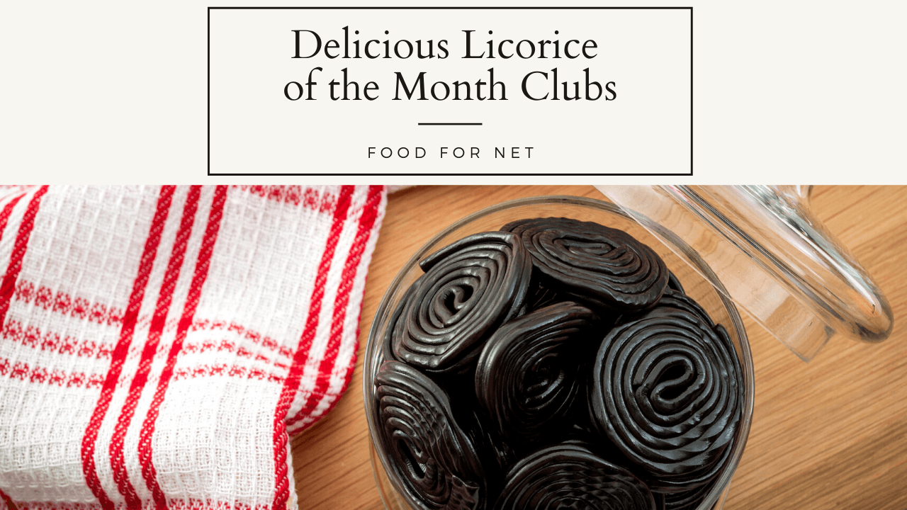 4 Chewy Licorice of the Month Clubs+Gift Tin Food For Net