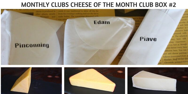 MONTHLY CLUBS CHEESE OF THE MONTH CLUB BOX #2