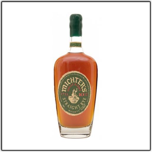 Michter's Distillery 10 Year Old Single Barrel Straight Rye Whiskey