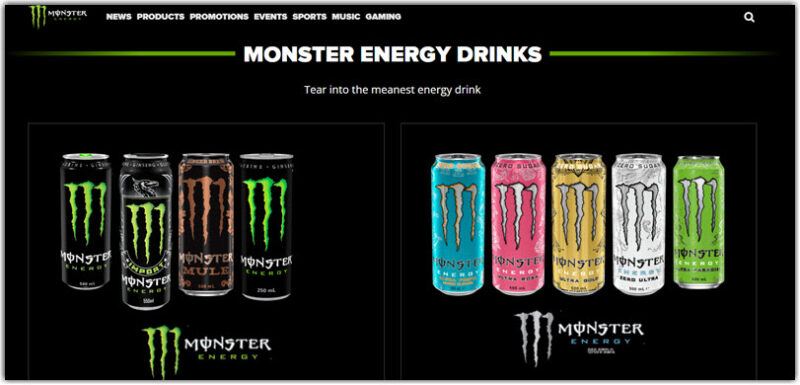 Monster Energy Drinks