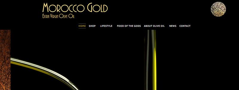 Morocco Gold website screenshot