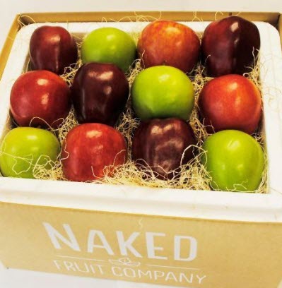 A box with 12 apples