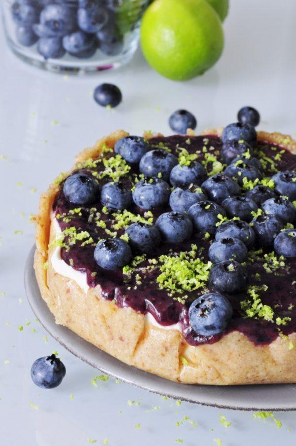 Blueberry Cheesecake with Lime