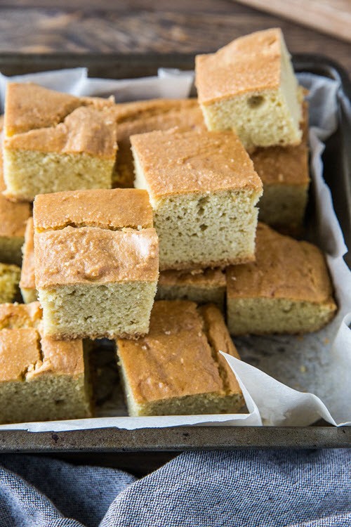 Paleo ‘Cornbread’ With Keto Option | Food For Net Squares of cornbread