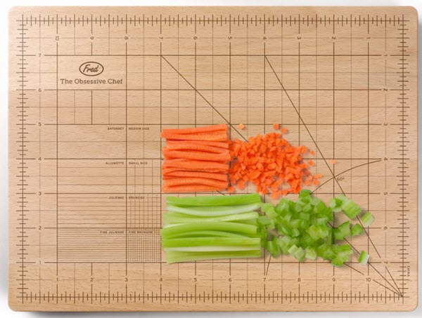 Perfectionist-Cutting-Board | Food For Net Cutting board with many measuring lines.