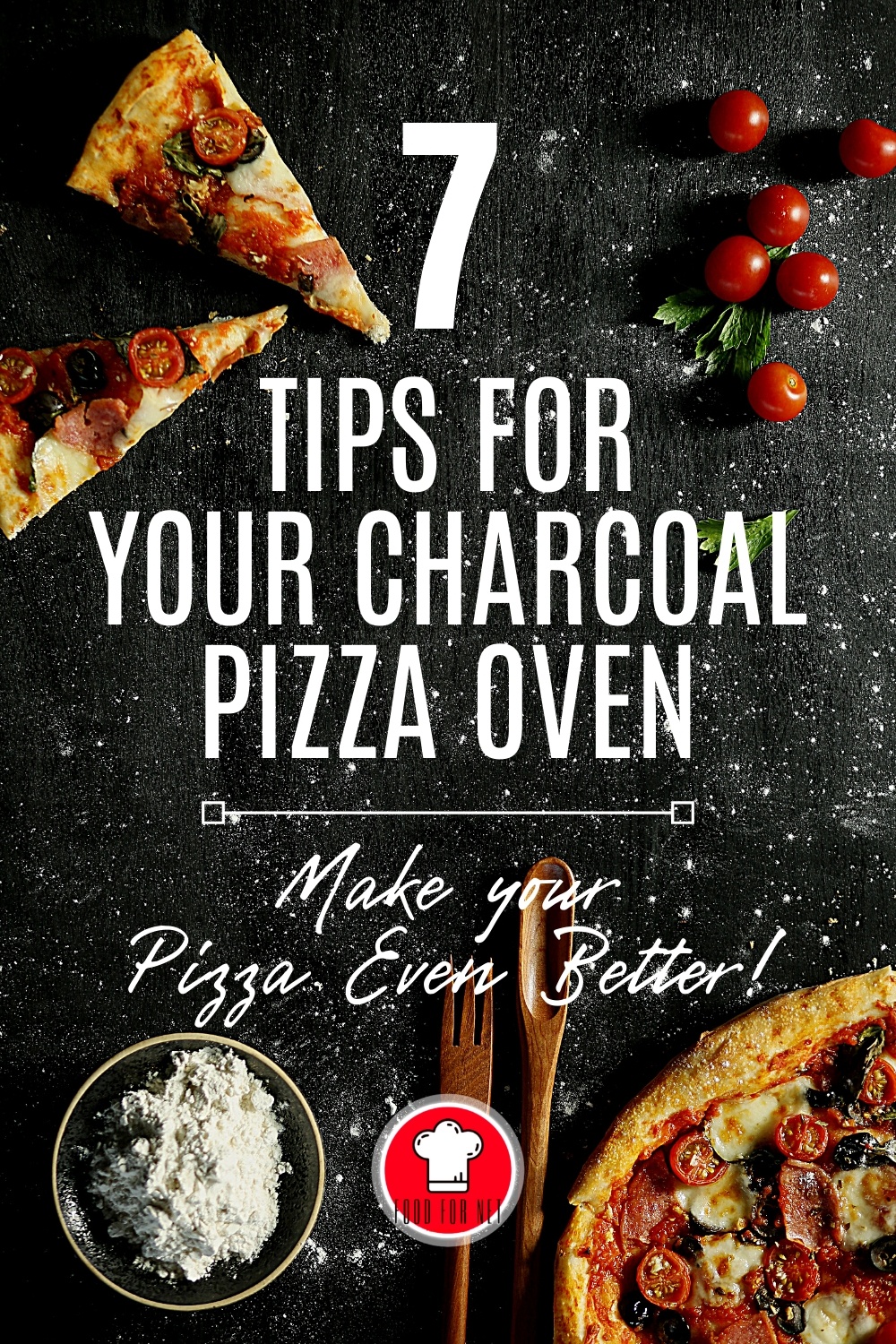 Cooked pizza to represent tips to make your charcoal pizza oven cook better.