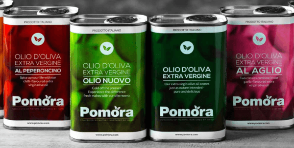 Pomora Adopt An Olive Tree | Food For Net 4 cans of olive oil on a table