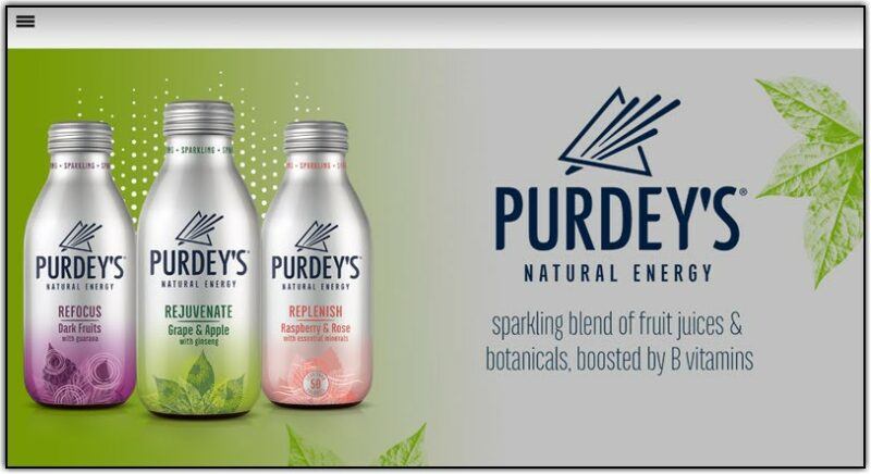 Purdeys Natural Energy Drinks