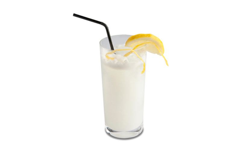 A glass of Ramos Gin Fizz