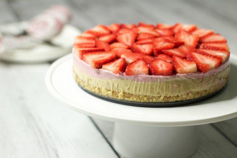 Raw Strawberry Cheesecake