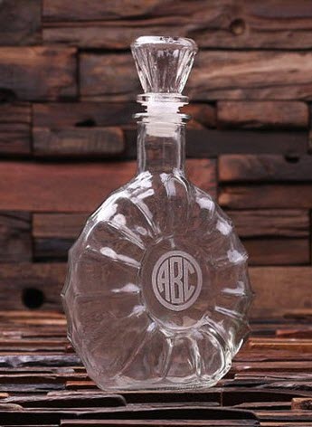 Remy Martin Decanter | Food For Net A flat bottomed decanter with an ABC engraving