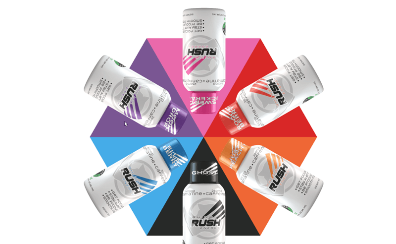 Rhino Rush Energy Shot | Food For Net A website screenshot for Rhino Rush Energy Shot