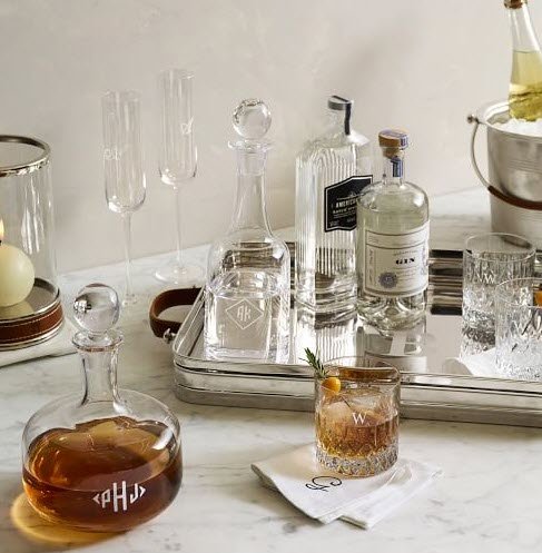 Round Decanter | Food For Net Various decanters, alcohol and glassware