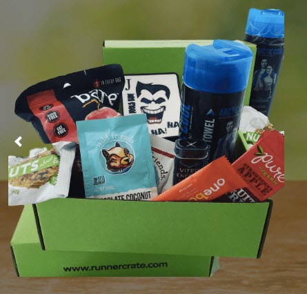 A green box with snacks and a Joker card