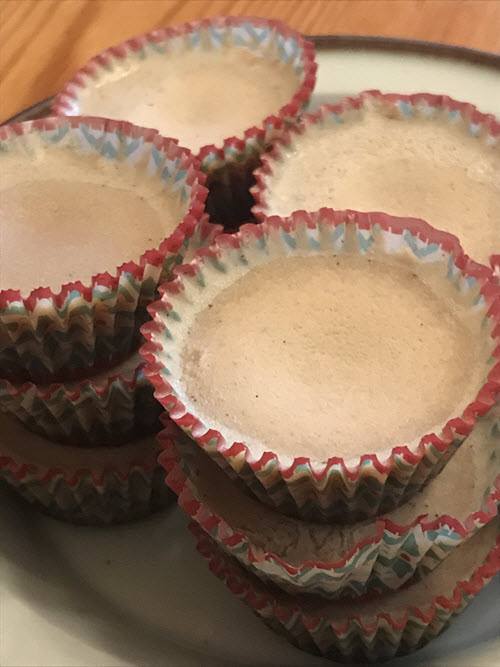 A stack of fat bombs in cupcake liners