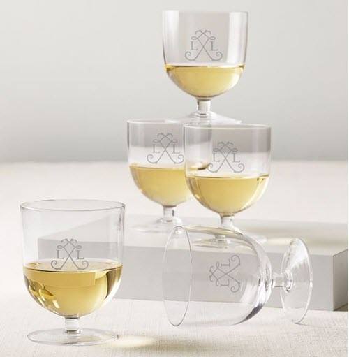 Short Stemmed Wine Glass Set | Food For Net 5 short stemmed wine glasses with white wine