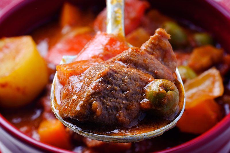 Slow Cooker Lamb Caldereta Recipe