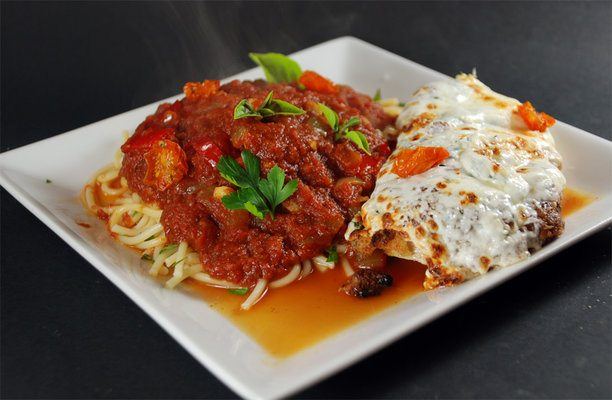 Sous Vide Chicken Parmigiana