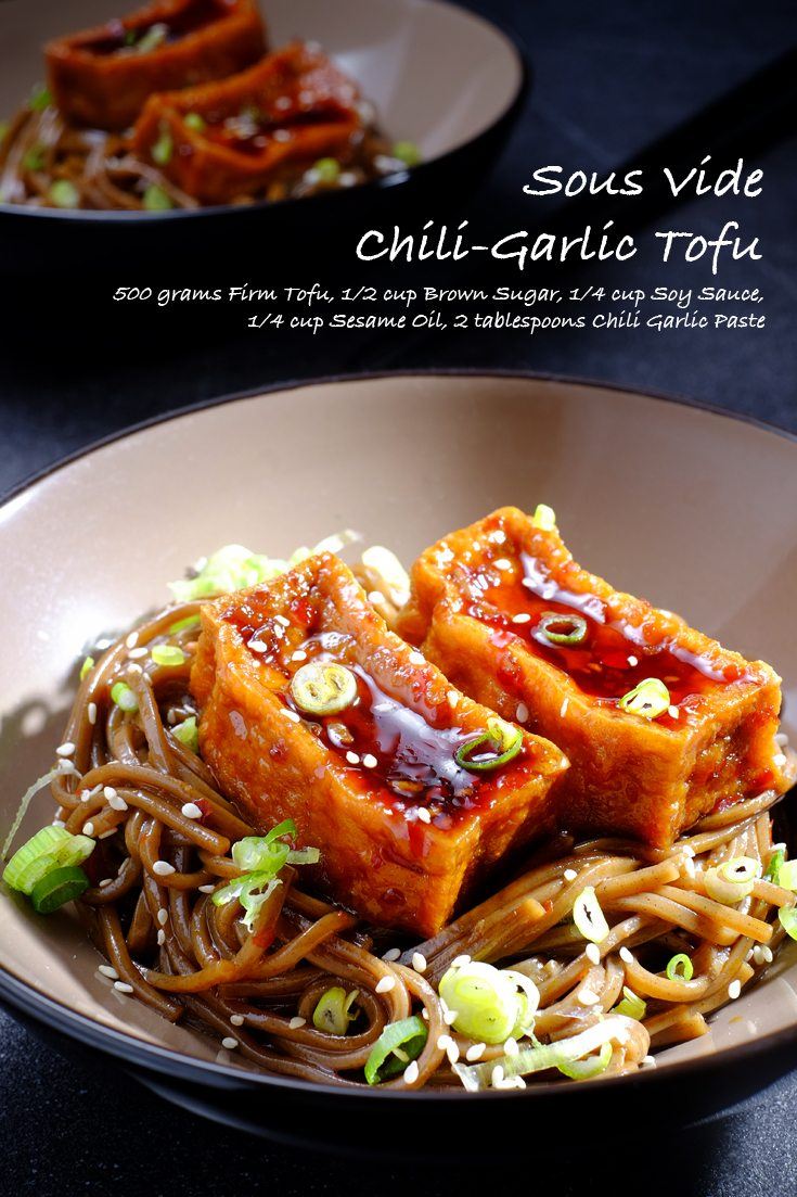 Sous Vide Chili-Garlic Tofu Full Recipe on foodfornet.com