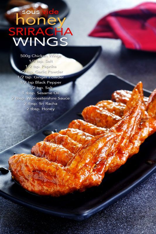 Honey Sriracha Wings